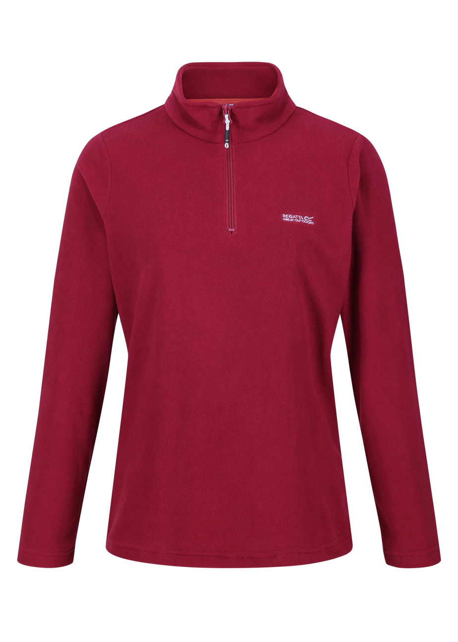Regatta Rumba Red Sweethart Lightweight Half-Zip Fleece