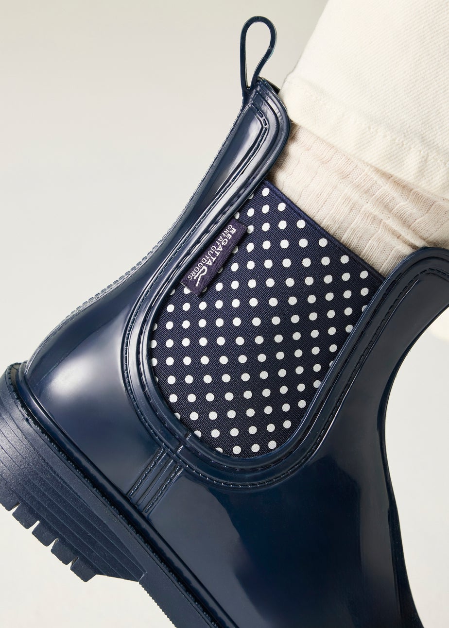 Regatta Navy White Sand Lady Harriett II Wellies