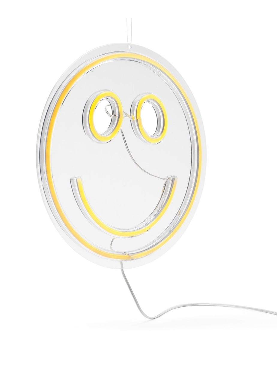 RED5 Clear Smiley Face Neon Effect Light