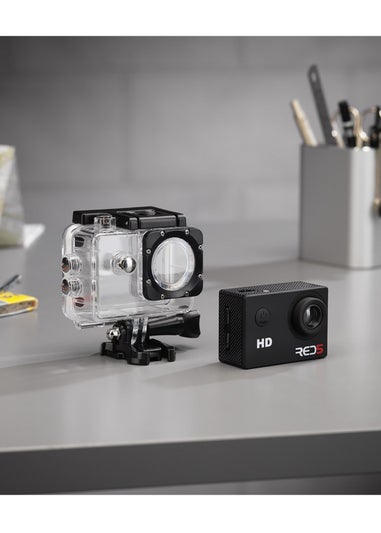 RED5 Black Action Camera Water Proof