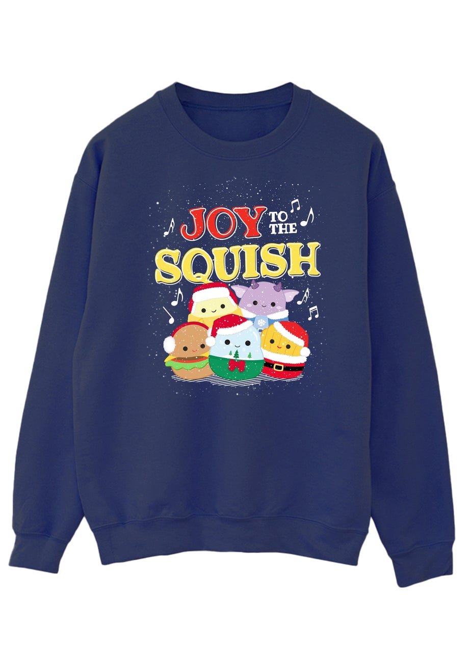 Squishmallows Navy Christmas Joy To The Squish Sweatshirt