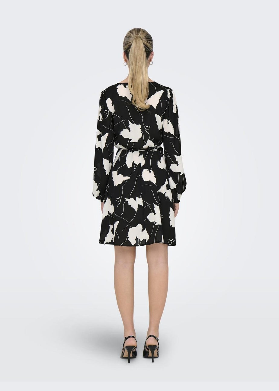 JDY Black Divya Shift Mini Dress