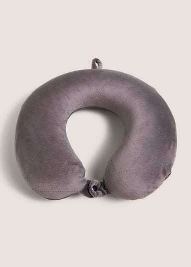 Grey Travel Pillow