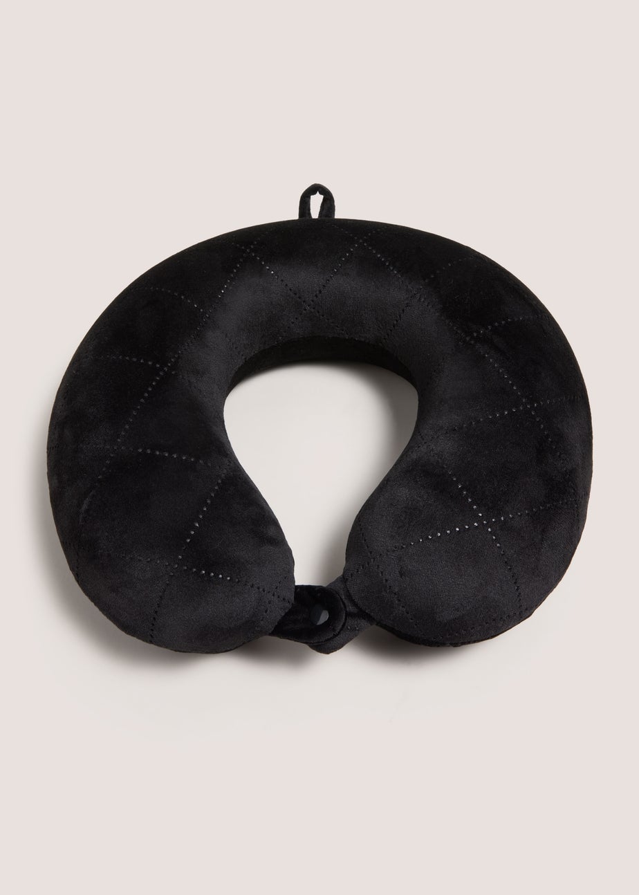 Black Travel Pillow
