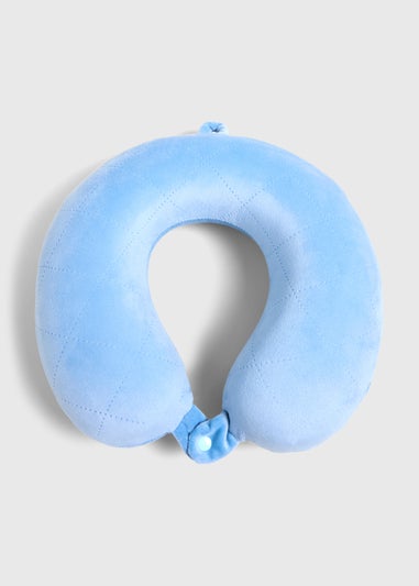 Blue Travel Pillow