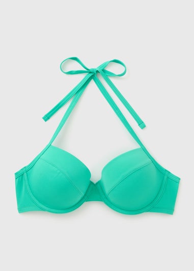 Green Padded Bikini Top