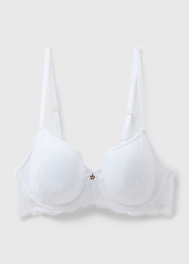 White Comfort Lace Bra