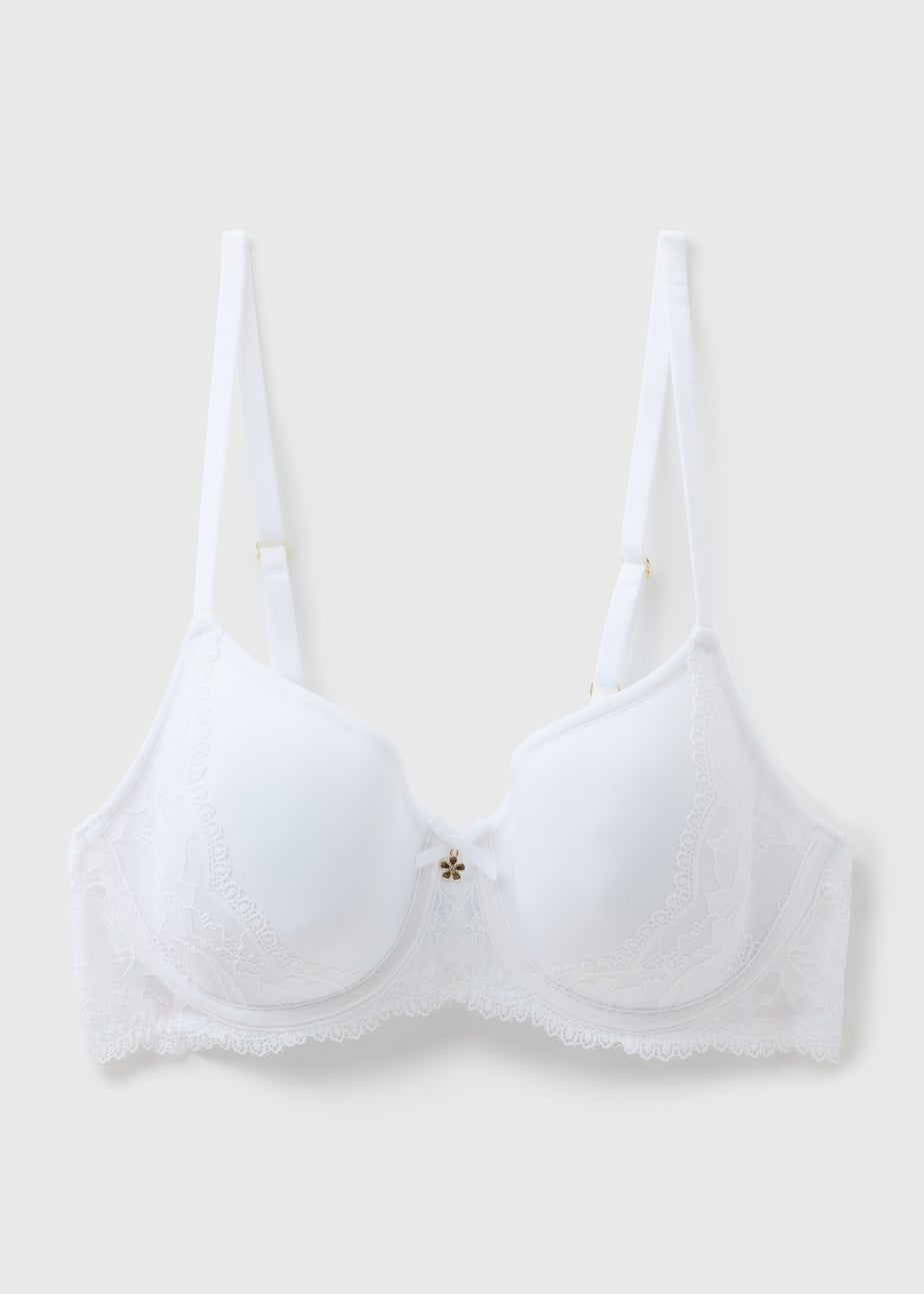 White Comfort Lace Bra
