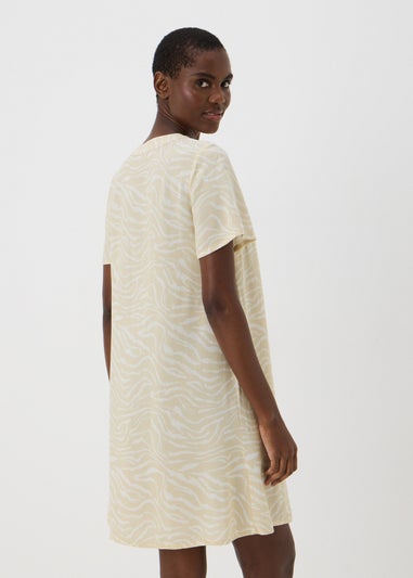 Brown Animal Popover Tunic