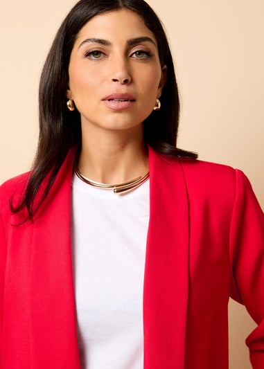 Little Mistress Red Co-Ord Blazer By Vicky Pattison