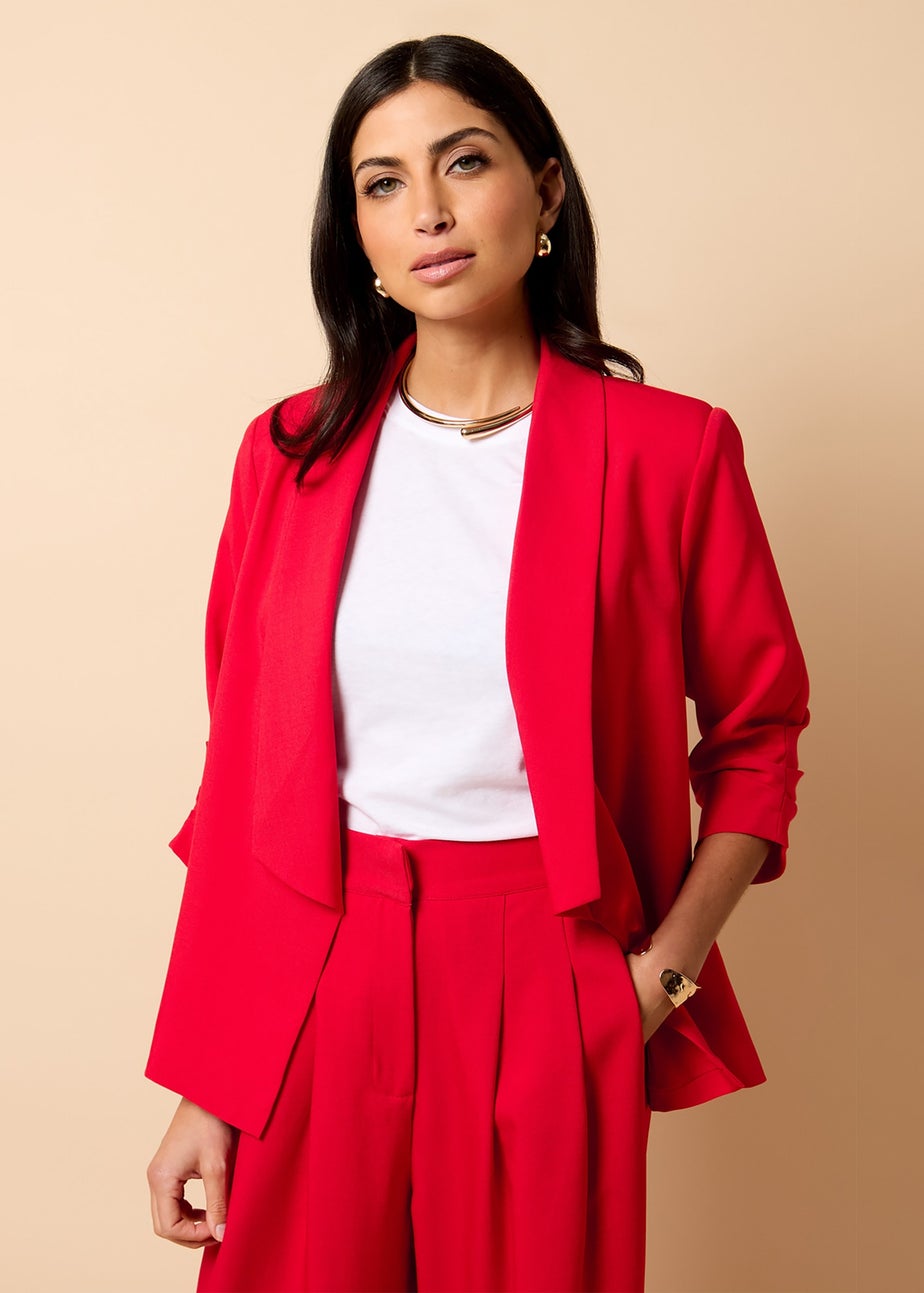 Little Mistress Red Co-Ord Blazer By Vicky Pattison