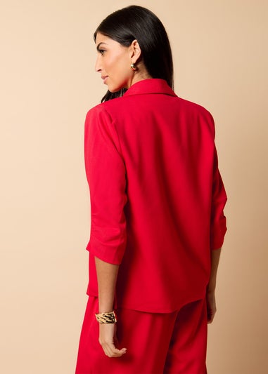 Little Mistress Red Co-Ord Blazer By Vicky Pattison