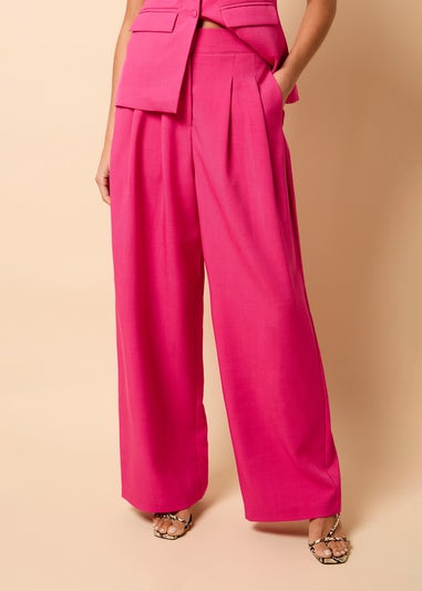 Little Mistress Pink Co Ord Wide Leg Trousers By Vicky Pattison