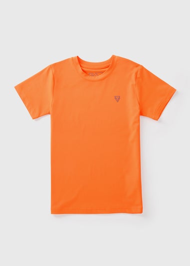 Boys Orange Sports Shirt (7-15yrs)