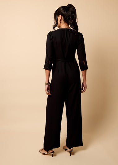 Little Mistress Black Tailored Jumpsuit By Vicky Pattison