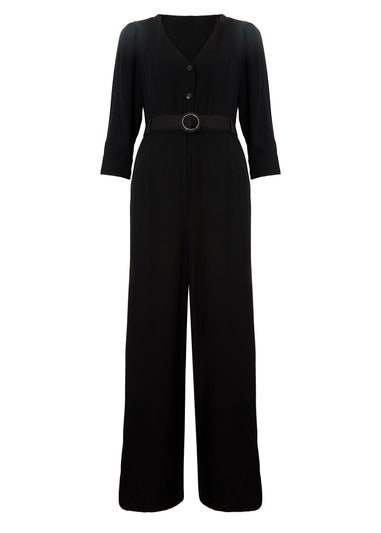 Little Mistress Black Tailored Jumpsuit By Vicky Pattison