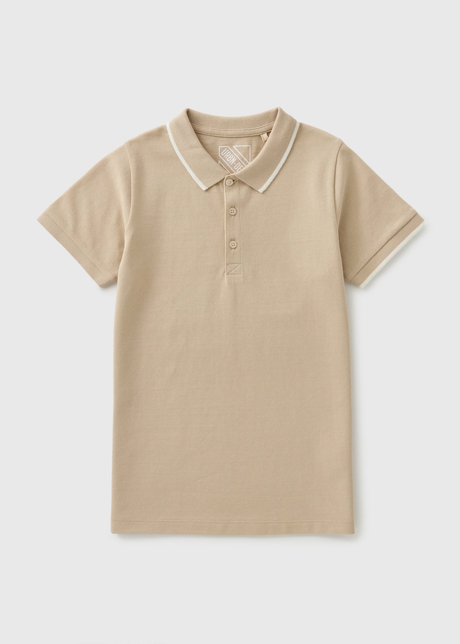 Boys Stone Casual Polo T-Shirt (7-15yrs)