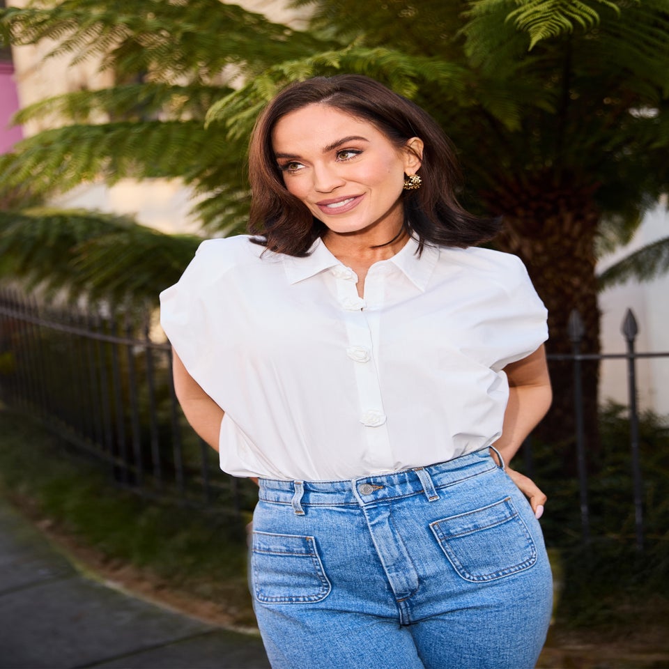 Little Mistress White Poplin Cotton Shirt by Vicky Pattison