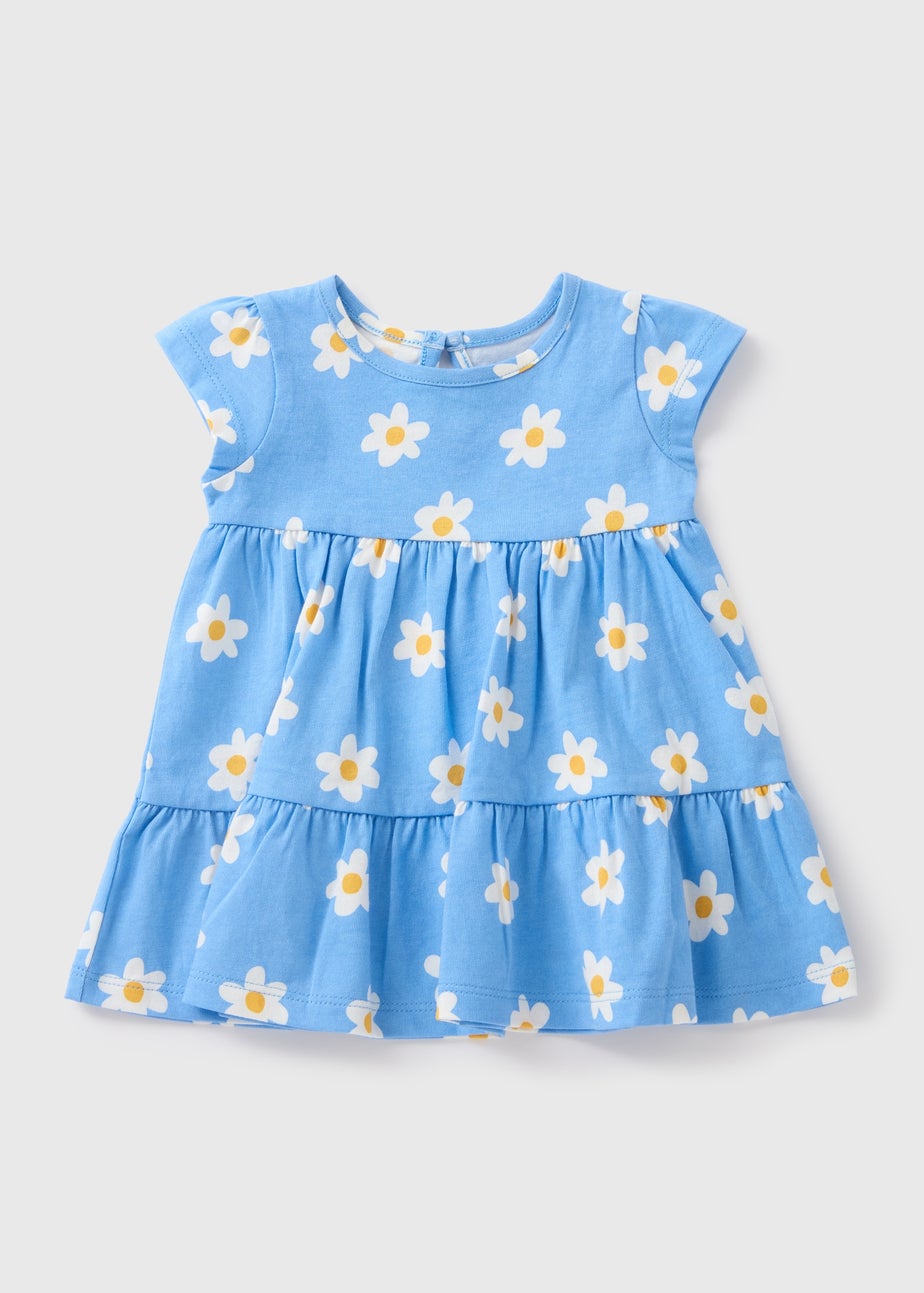 Baby Blue Daisy Dress (Newborn-23mths)
