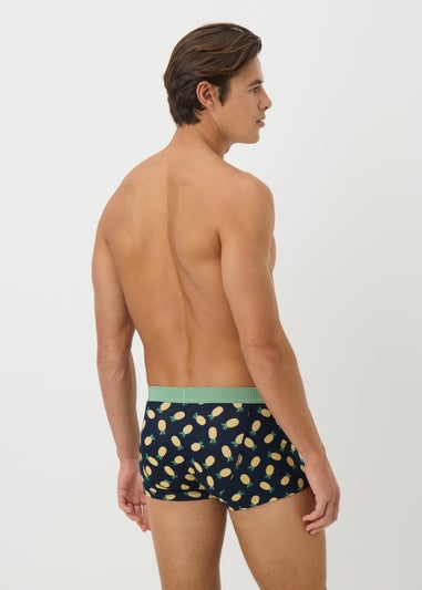 3 Pack Green Pineapple Hipster Boxers