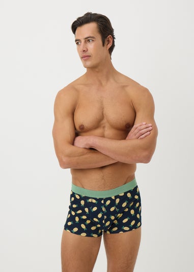 3 Pack Green Pineapple Hipster Boxers