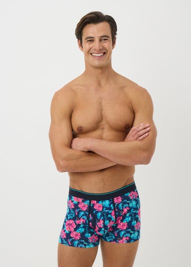 3 Pack Multi Tropical Keyhole Boxers