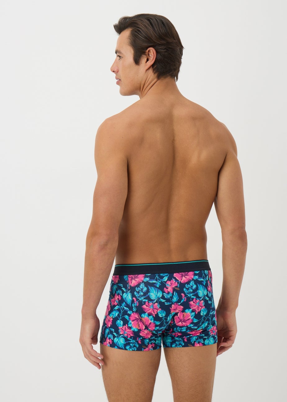 3 Pack Multi Tropical Keyhole Boxers