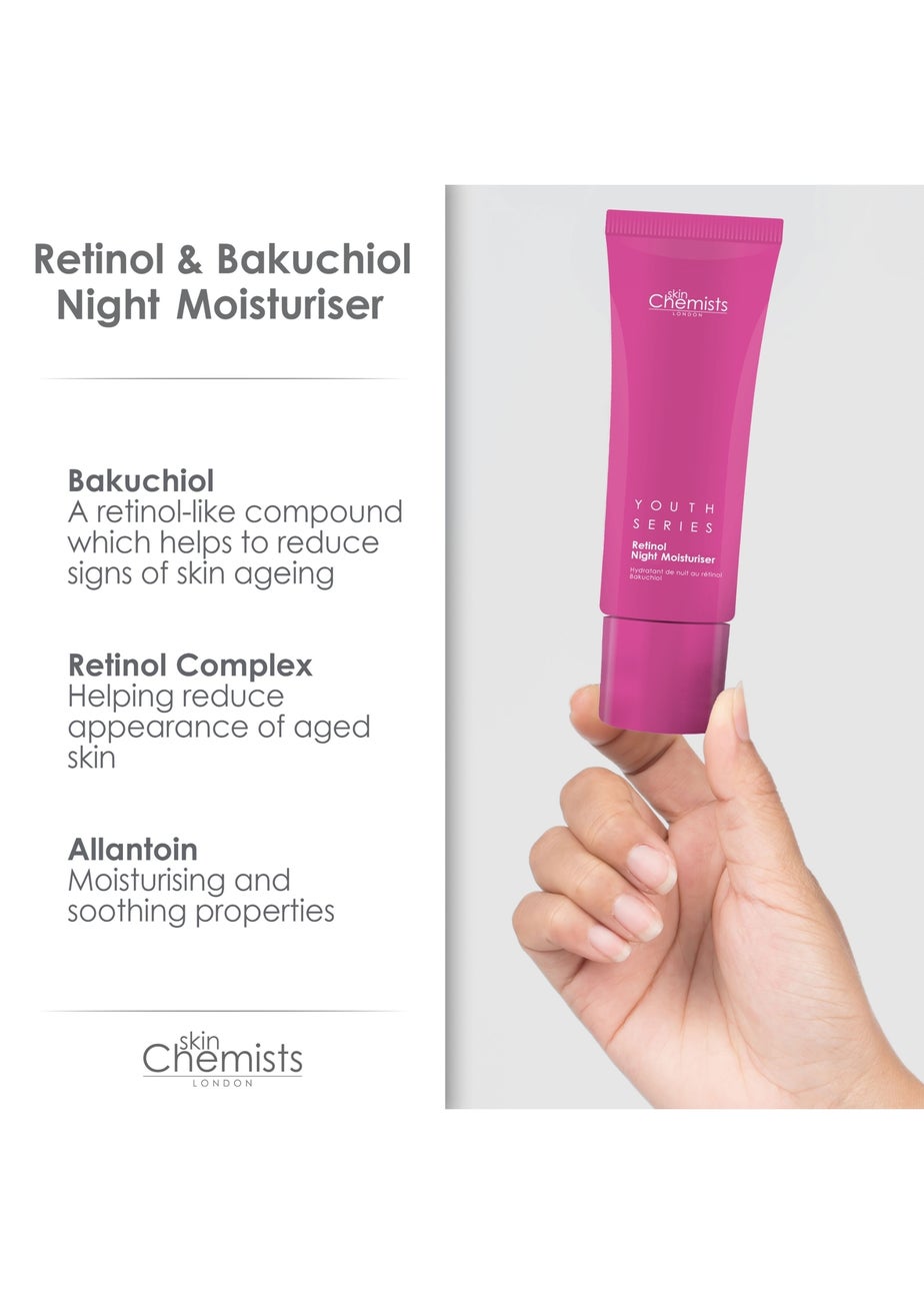 SkinChemists Retinol & Bakuchiol Night Moisturiser (50ml)
