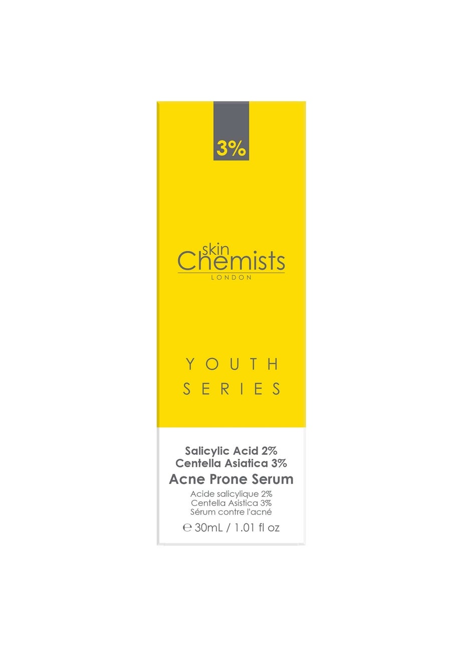 SkinChemists Acne Prone Serum Salicylic Acid, Centella Asistica (30ml)