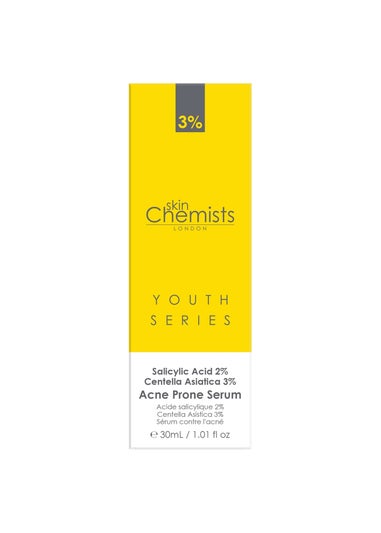 SkinChemists Acne Prone Serum Salicylic Acid, Centella Asistica (30ml)