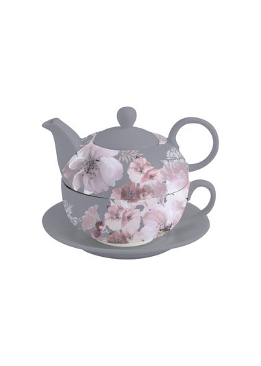 Catherine Lansfield Dramatic Floral Tea For One