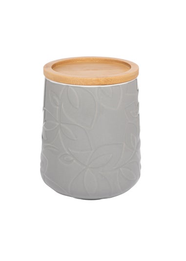 Catherine Lansfield Inga Storage Jar Grey