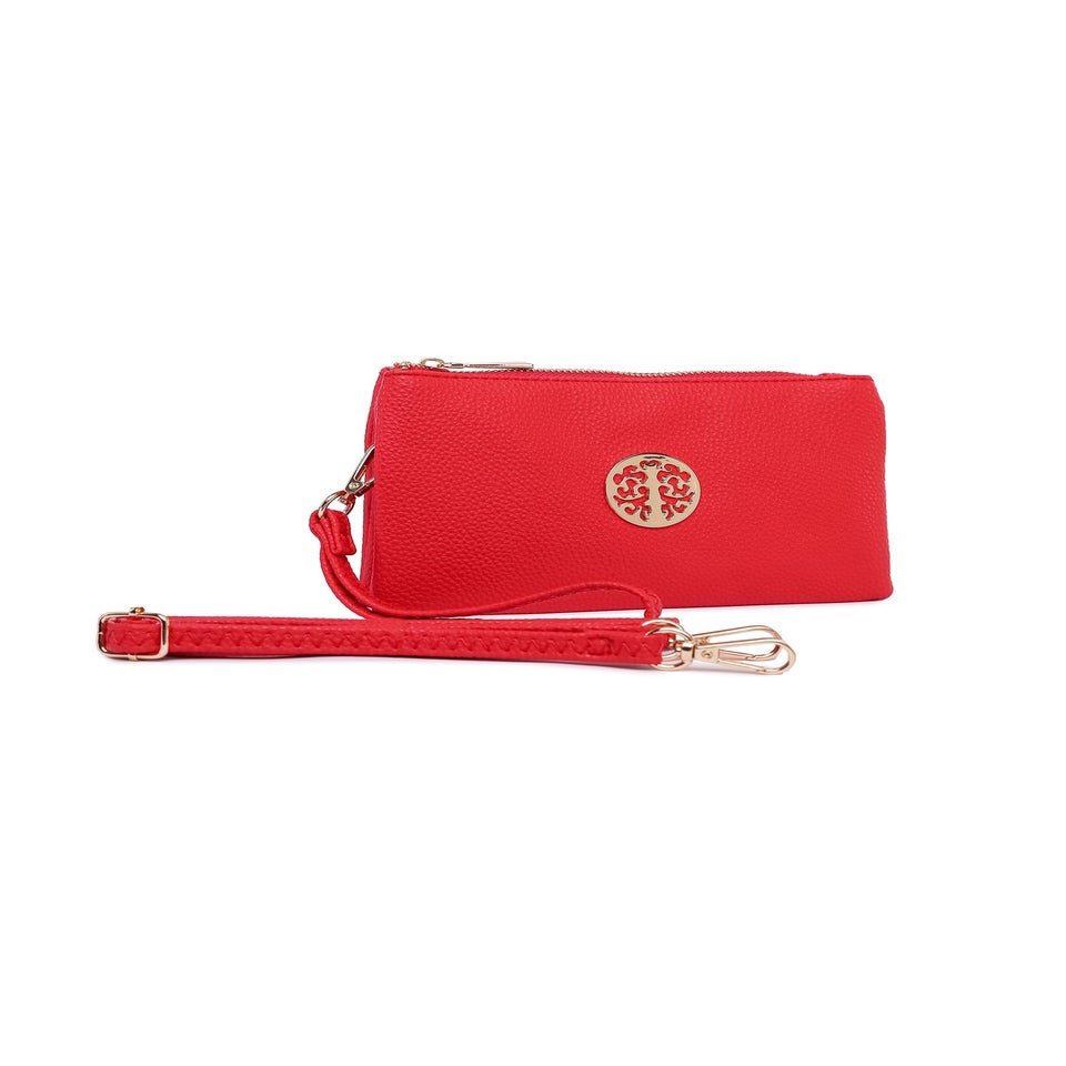 Raffaella Red Clutch Purse