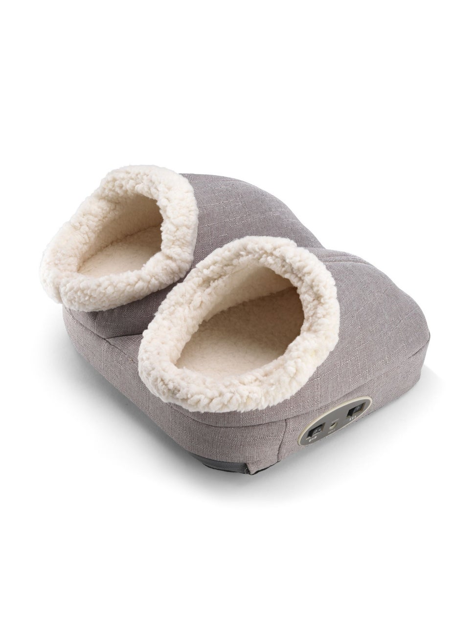 Wellbeing Grey Heated Foot Massager