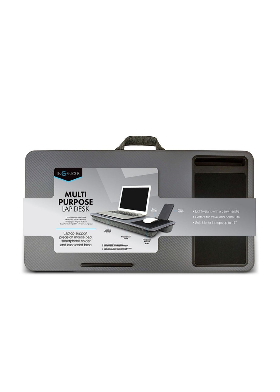 InGenious Grey Large Lap Desk Tray