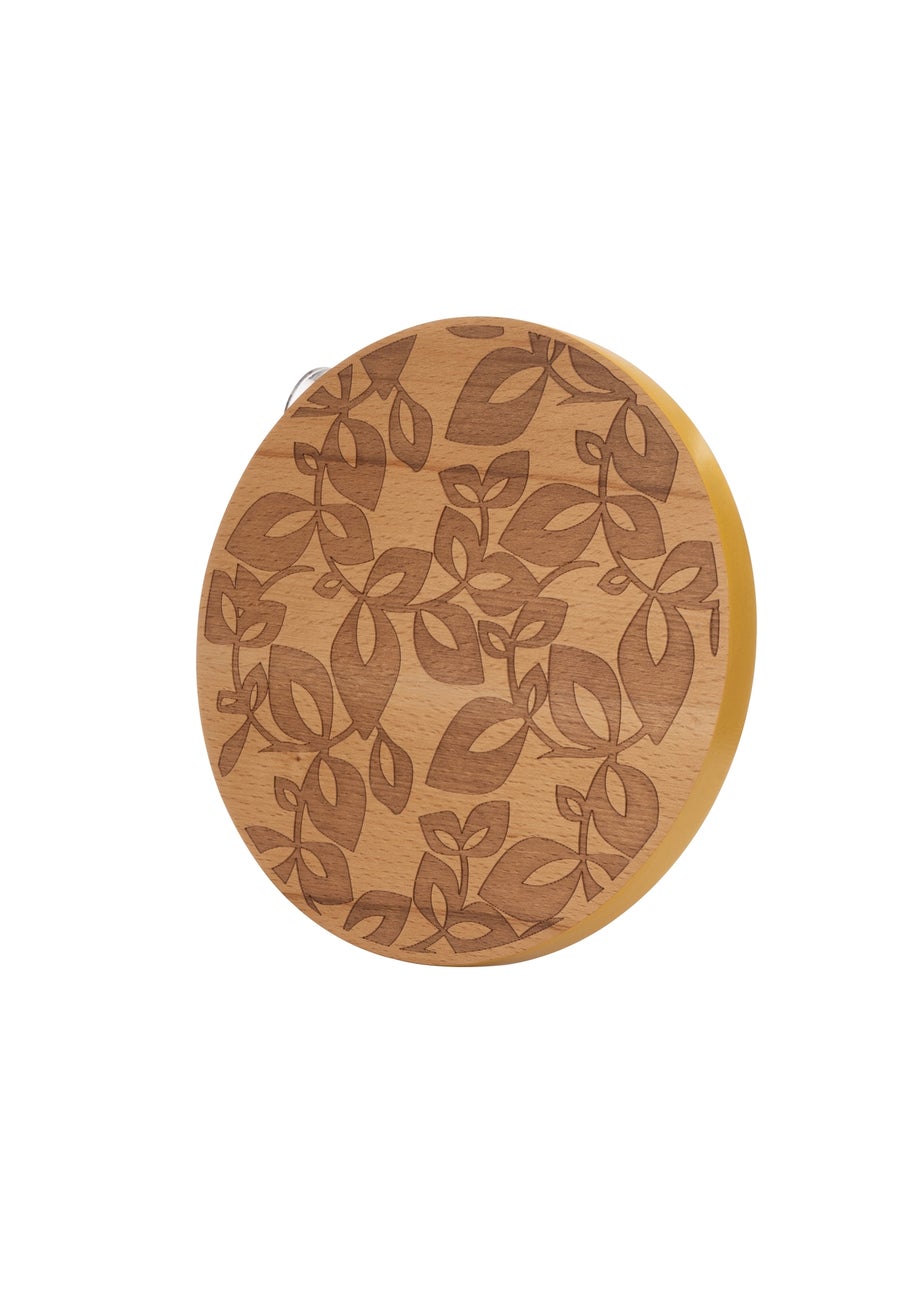 Catherine Lansfield Inga Wooden Round Trivet
