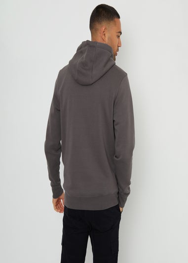 Threadbare Dark Grey Pullover Hoodie