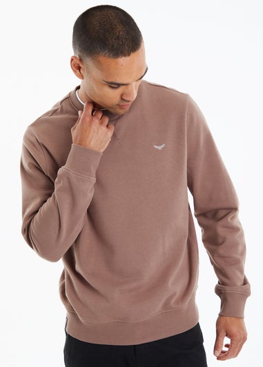 Threadbare Navy 2 Pack Crew Neck Sweatshirts