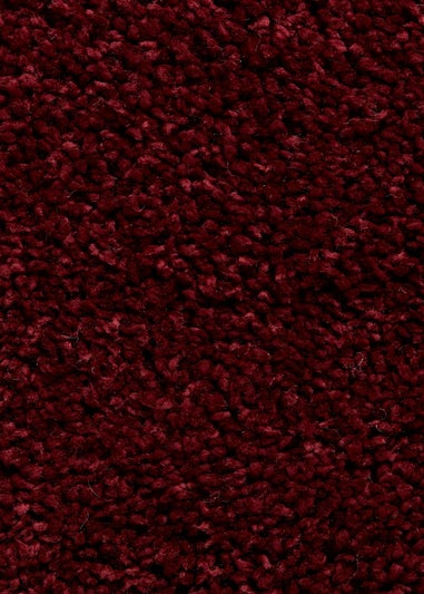 Think Rugs Sierra Ruby Plain Shaggy Rectangle Rug