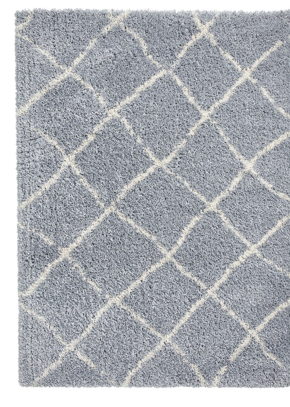 Think Rugs Scandi Berber Grey/Cream Berber Rectangle Rug