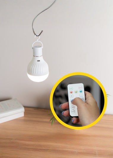 ValueLights LED ES E27 Rechargeable Light Bulb with Remote Control