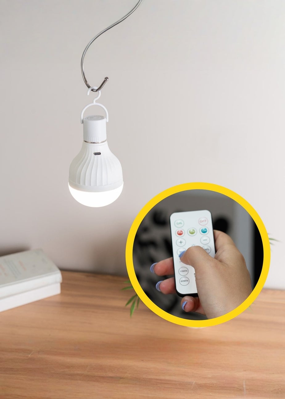 ValueLights LED ES E27 Rechargeable Light Bulb with Remote Control