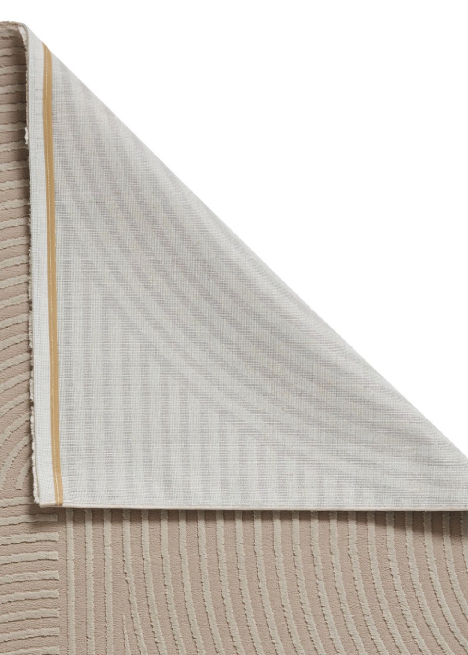 Think Rugs Flores Mink Modern Rectangle Rug