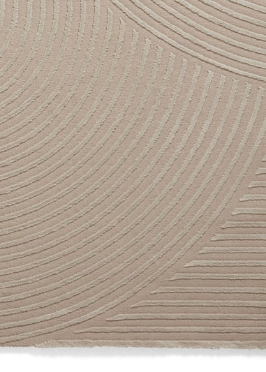 Think Rugs Flores Mink Modern Rectangle Rug