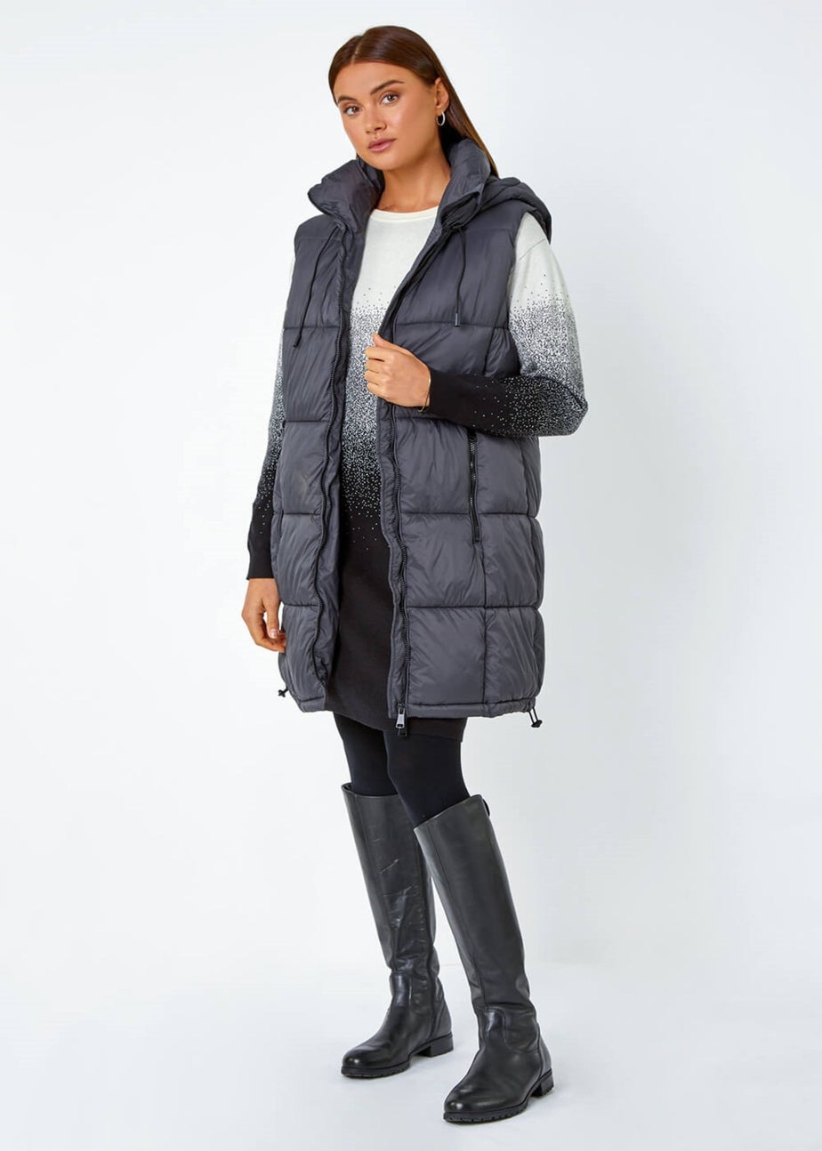 Roman Ivory Ombre Knitted Jumper Dress