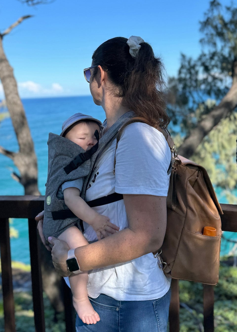 Dreambaby Grey 3-Way Facing Journey Baby Carrier