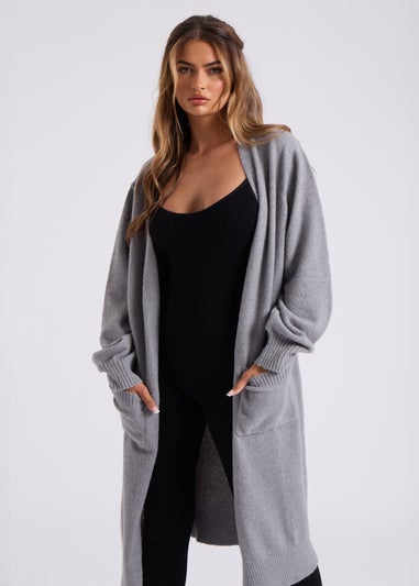 Urban Bliss Grey Longline Cardigan