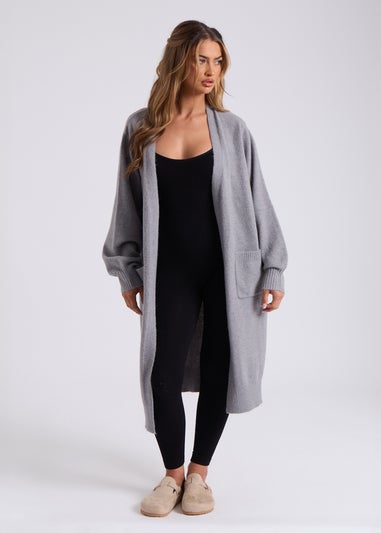 Urban Bliss Grey Longline Cardigan