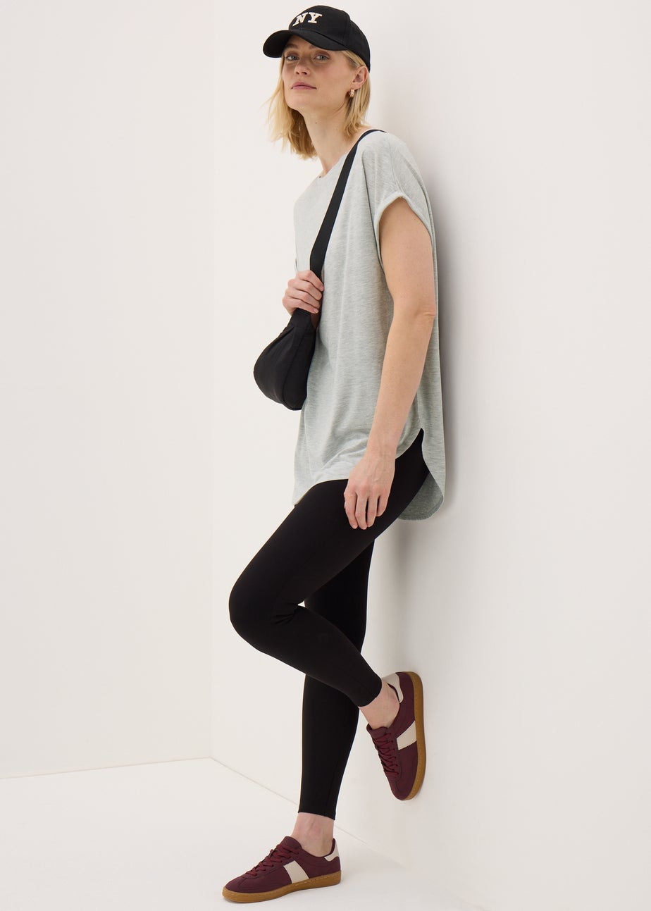Grey Longline T-Shirt