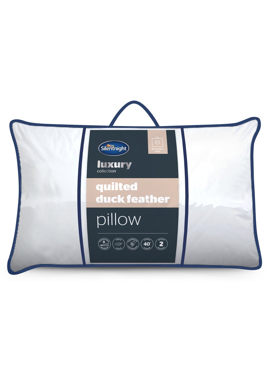 Silentnight Quilted Feather Pillow